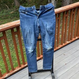 Men's Skinny Jeans in Blue - Mott & Bow